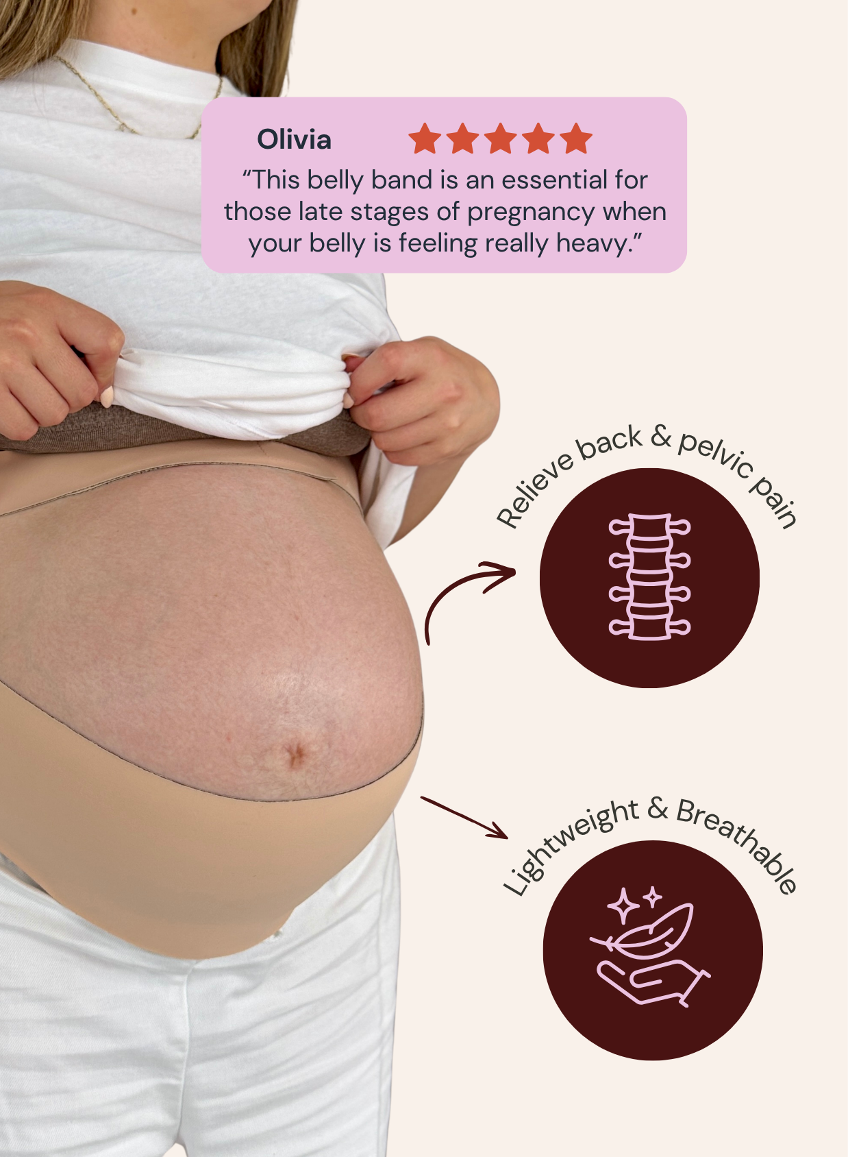 Belly band feature and review