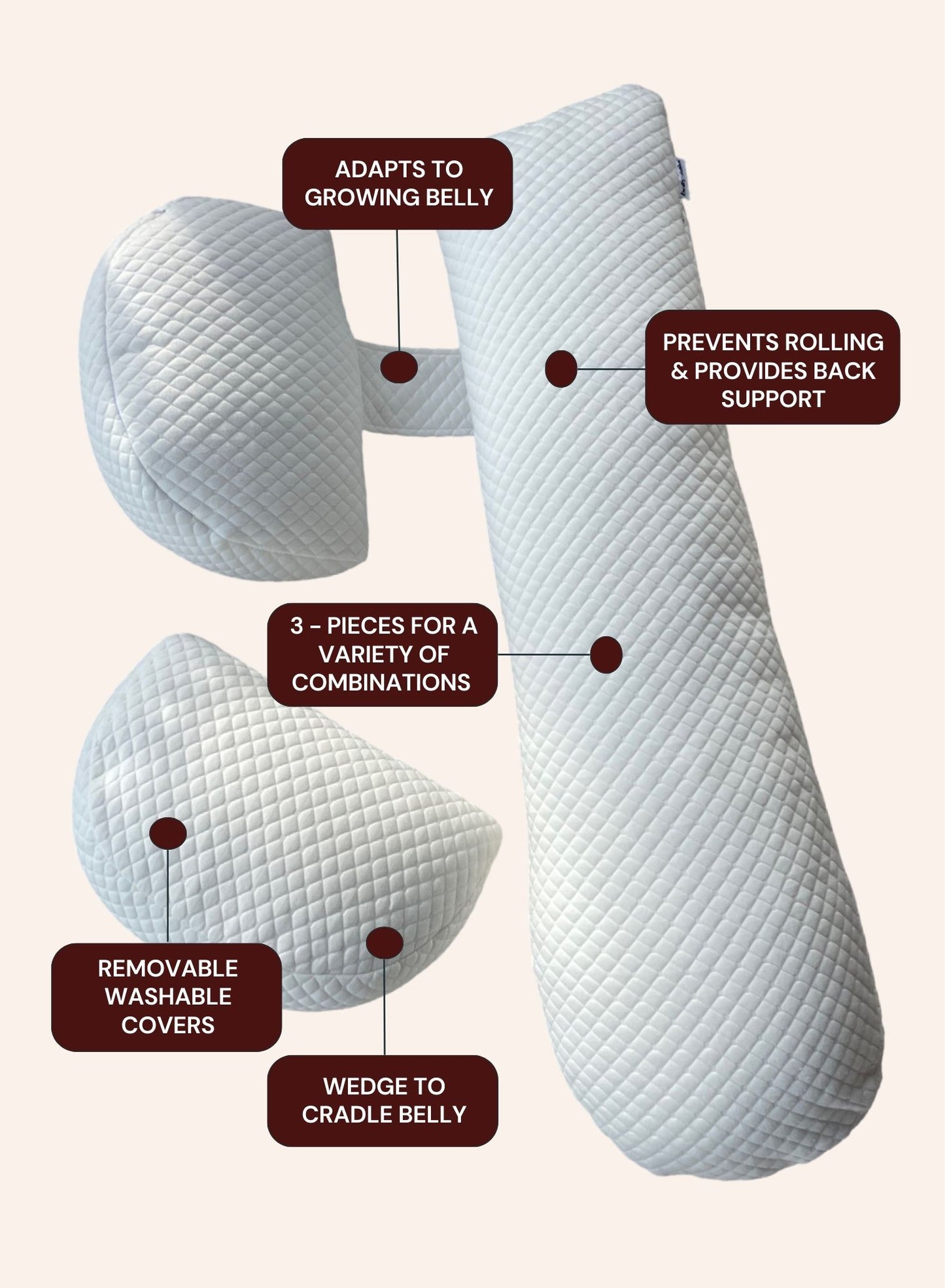 Belly Bliss Pregnancy & Feeding Pillow